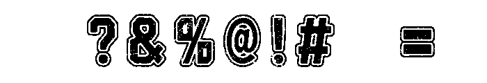 College Jersey Black Grunge Reg Font OTHER CHARS
