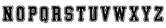 College Jersey Black Grunge Reg Font LOWERCASE