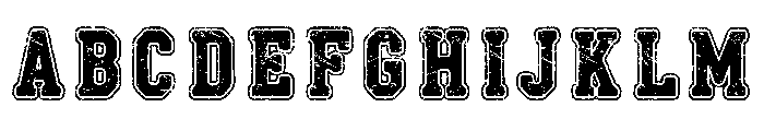 College Jersey Grunge Regular FONT