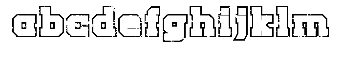 College Retro V2 Outline FONT
