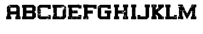College Retro V2 Font UPPERCASE