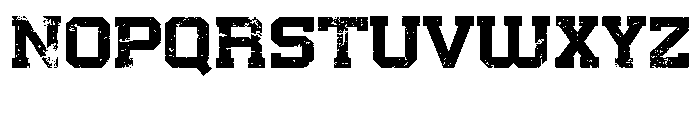 College Retro V2 Font UPPERCASE