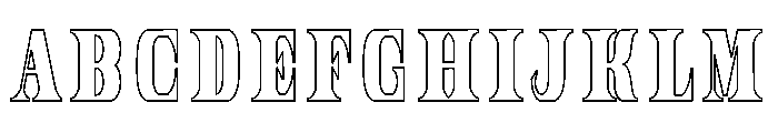 College Squad Regular Font UPPERCASE