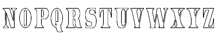 College Squad Regular Font UPPERCASE
