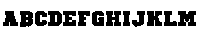 College Stamp Regular Font UPPERCASE