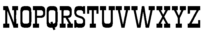 College Victory Font LOWERCASE