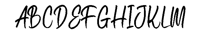 Collegen Font UPPERCASE