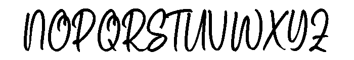 Collegen Font UPPERCASE