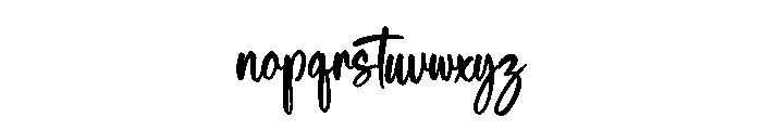 Collegen Font LOWERCASE
