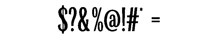 Collegiate Font OTHER CHARS