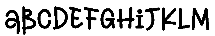 Color Artist Font UPPERCASE
