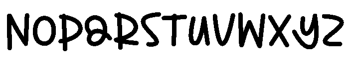 Color Artist Font UPPERCASE