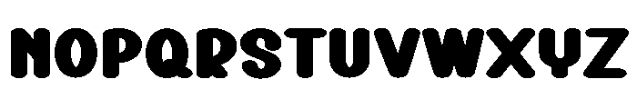 Color Bold Font LOWERCASE