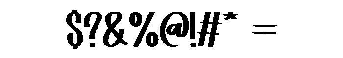 Color Burst Regular Font OTHER CHARS