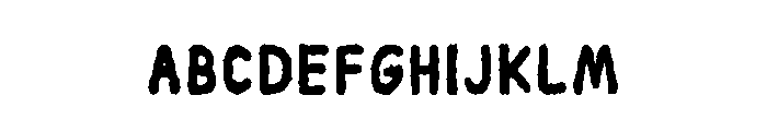 Color Crayon Regular Font UPPERCASE