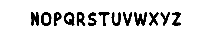 Color Crayon Regular Font LOWERCASE