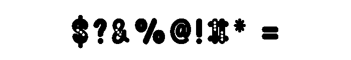Color Fantasy Font OTHER CHARS
