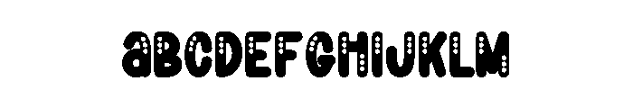 Color Fantasy Font UPPERCASE