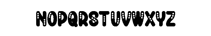 Color Fantasy Font UPPERCASE