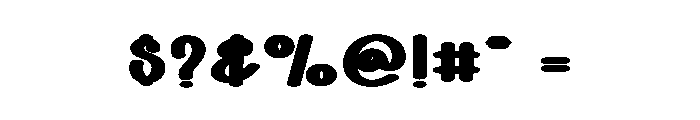 Color Nighty Font OTHER CHARS