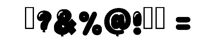 Color Party Regular Font OTHER CHARS