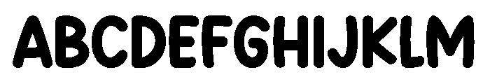 ColorScrawl Regular Font UPPERCASE