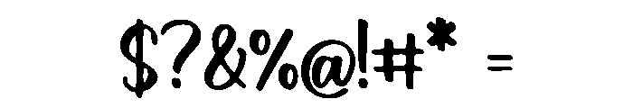 Colorful_Dream Font OTHER CHARS