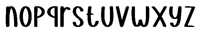 Colorful Dreams Regular Font LOWERCASE