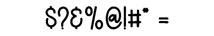 Colorful Jellyfish Font OTHER CHARS