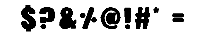 Colorful Jigsaw Font OTHER CHARS