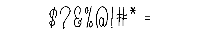 Colorfull Font OTHER CHARS