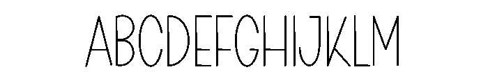 Colorfull Font UPPERCASE