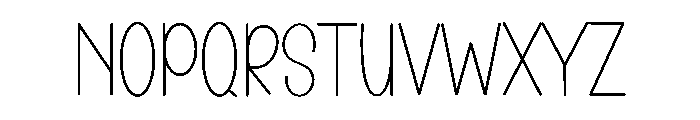 Colorfull Font UPPERCASE