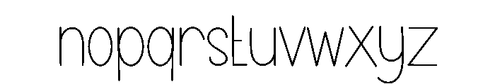 Colorfull Font LOWERCASE