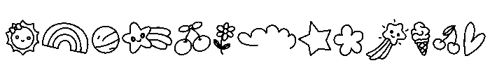 Coloring books for kids Font UPPERCASE