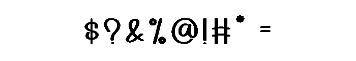 Colors Of Rainbow Font OTHER CHARS