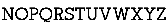 Column Regular Font UPPERCASE