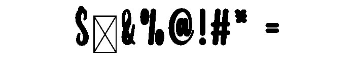 Combat Cowbow Font OTHER CHARS