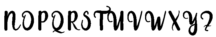 Combat Cowbow Font UPPERCASE
