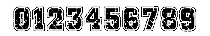 Combat Jersey Regular Font OTHER CHARS