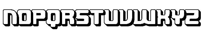 Combine Mantira Sans Extrude Rg Font UPPERCASE