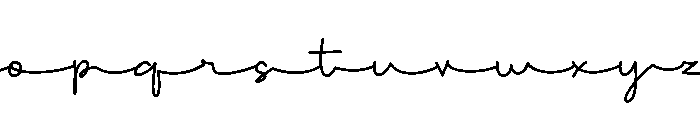 Combine Mantira Script Regular Font LOWERCASE