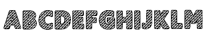 Combo Color Regular Font UPPERCASE