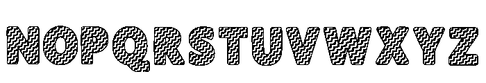 Combo Color Regular Font UPPERCASE