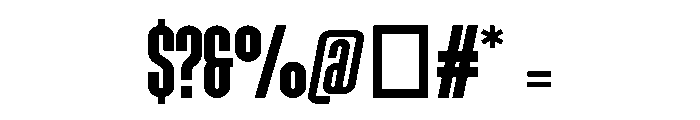 Combo Regular Font OTHER CHARS