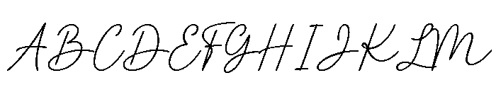 Come here Regular Font UPPERCASE