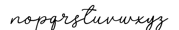 Come here Regular Font LOWERCASE