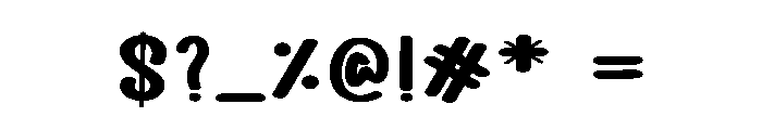 Comeback Schooling Font OTHER CHARS