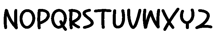 Comeback Schooling Font UPPERCASE
