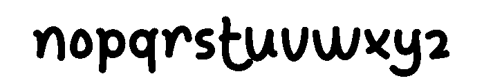 Comeback Schooling Font LOWERCASE